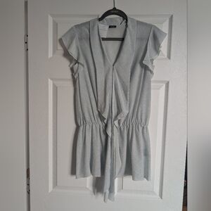 Kiton Blue and White Patterned Shirt